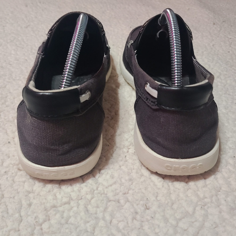 CROCS women's gray loafer size 9 - Picture 5 of 9